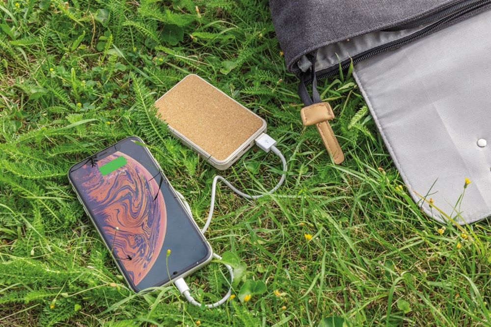 Kork und Weizen 5.000 mAh Pocket-Powerbank