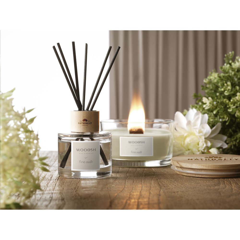 Wooosh Flame Scented Candle Fine Oudh