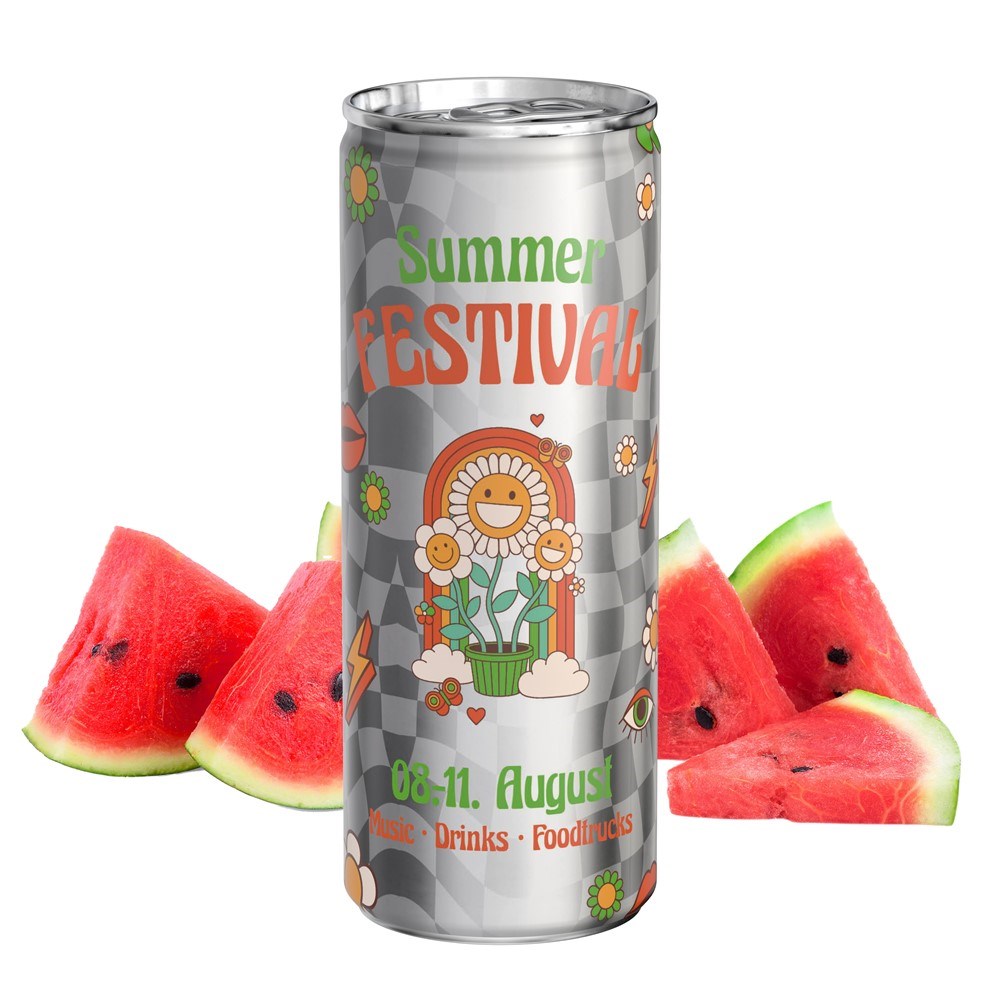 Energy Drink Wassermelone, Fullbody transp. (Pfandfrei, Export)