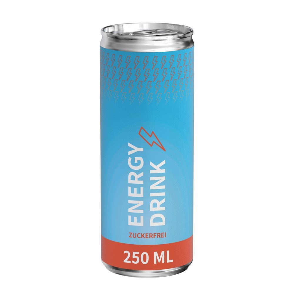 Energy Drink zuckerfrei, Eco Label (Pfandfrei, Export)