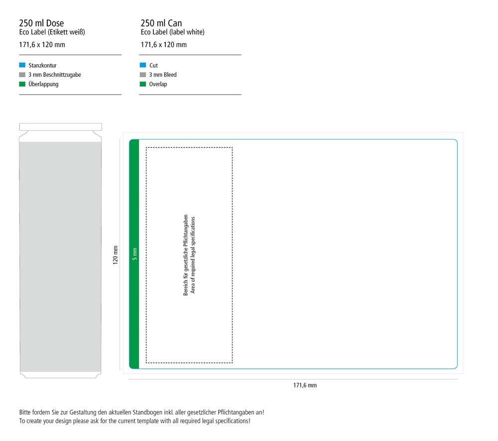 Iso Drink, Eco Label (Pfandfrei, Export)